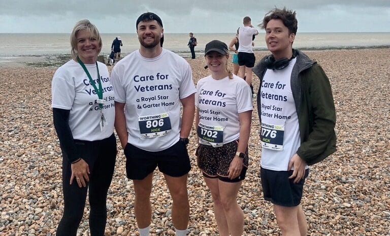 Team Galloways raises funds for Care for Veterans at Worthing 10K